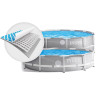 Круглый каркасный бассейн INTEX Prism Frame 26726, 457×122 см — насос, лестница, тент, подстилка